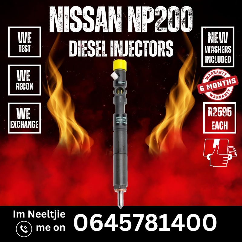 Nissan NP200 Diesel Injectors for sale
