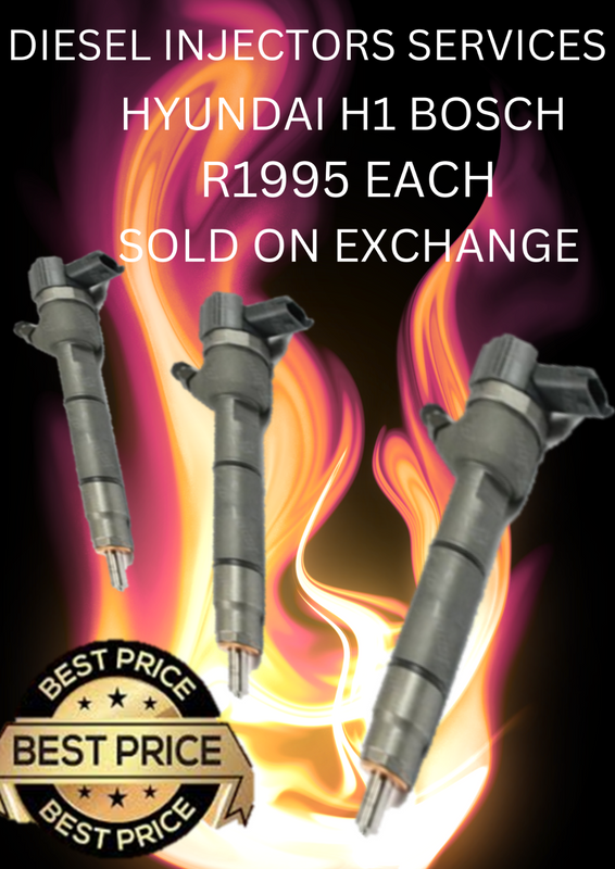 HYUNDAI BOSCH DIESEL INJECTORS FOR SALE ON EXCHANGE