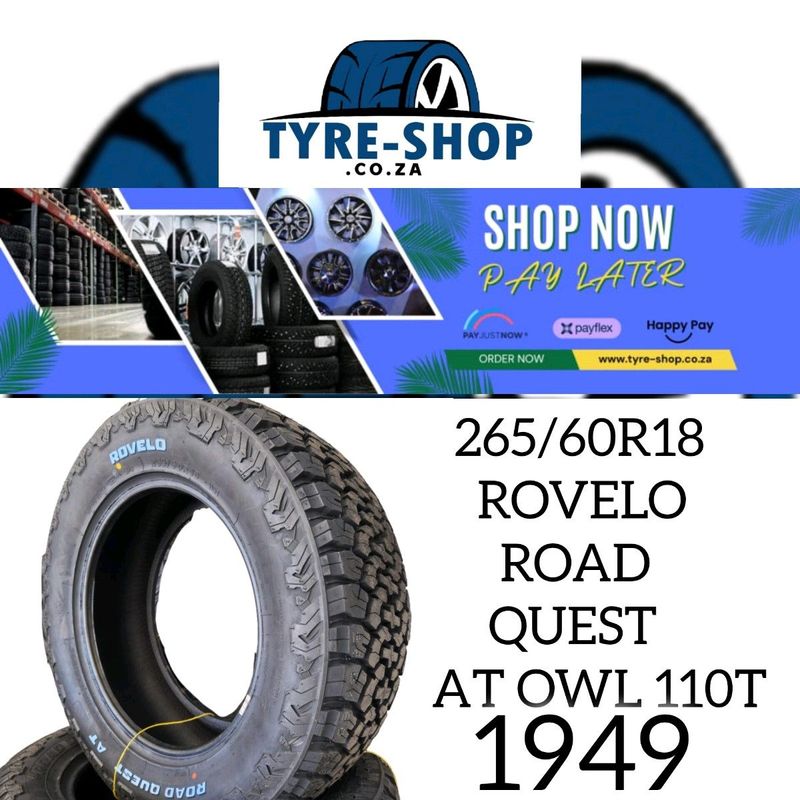 265/60R18 ROVELO ROAD QUEST AT OWL 110T