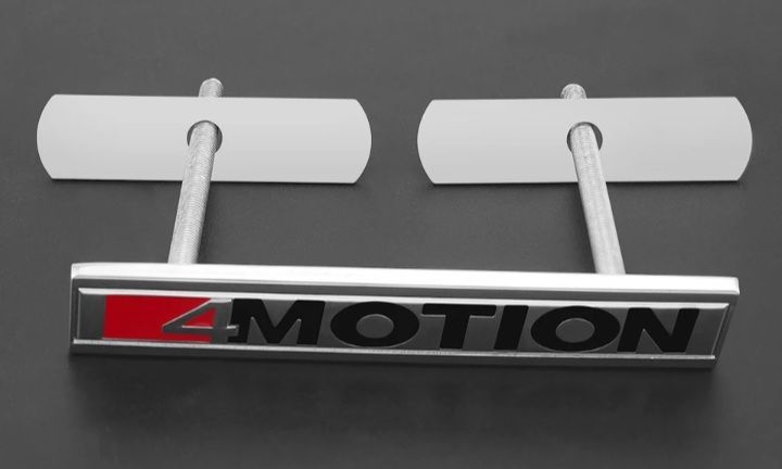 4 MOTION VW emblems badges decals stickers