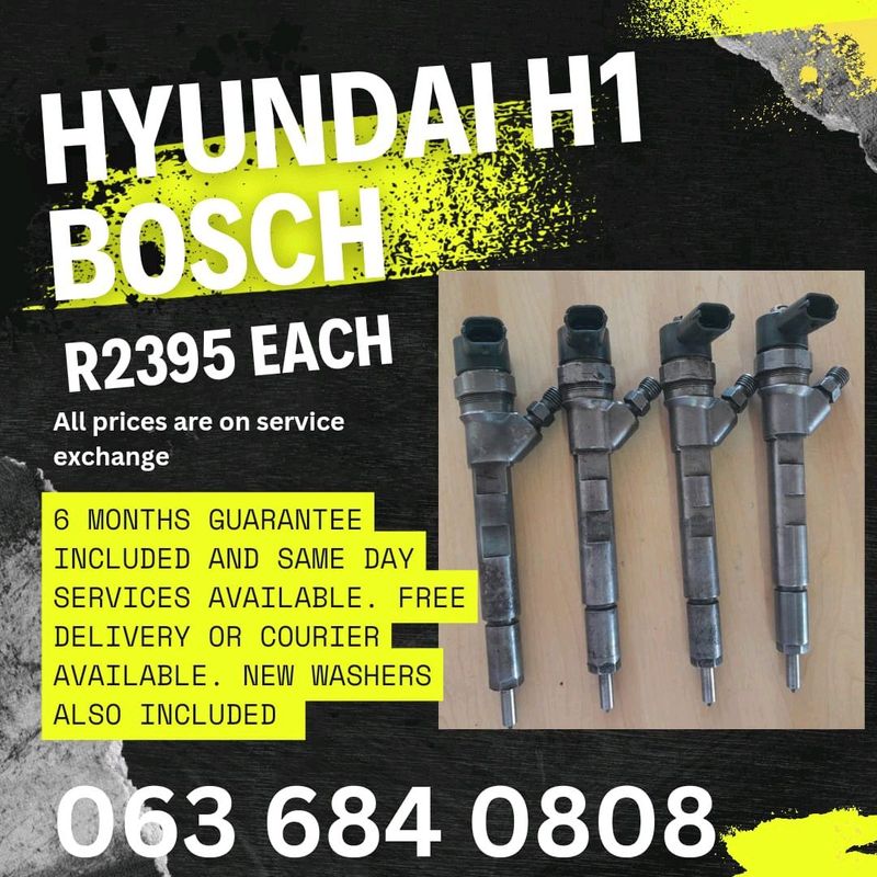 HYUNDAI H1 BOSCH DIESEL INJECTORS FOR SALE WITH WARRANTY