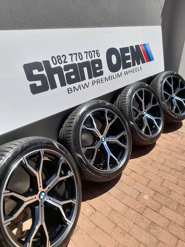 21&#34; BMW Oem mags and tyres