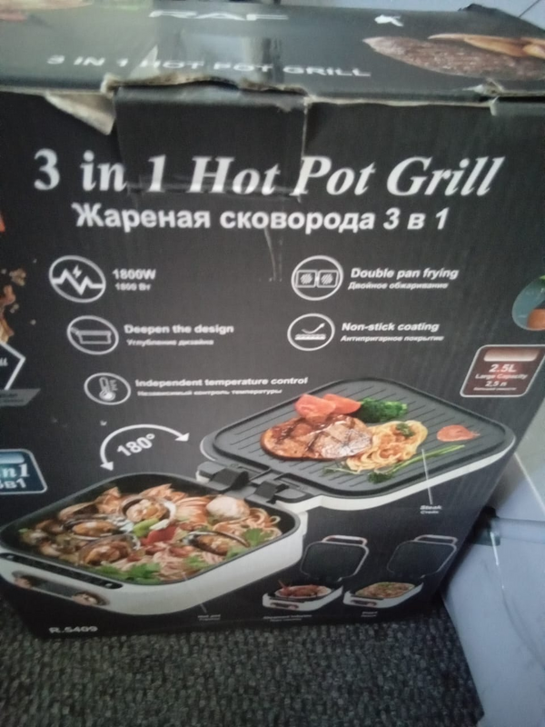 3 in 1 hot pot grill