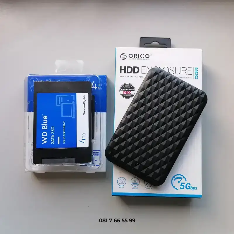 *Sold!* Better SSD for Big Workloads - Excellent Overall Performance_ WD Blue 4TB SSD _SSD Enclosure