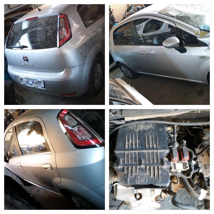 Stripping Fiat Punto car spare parts