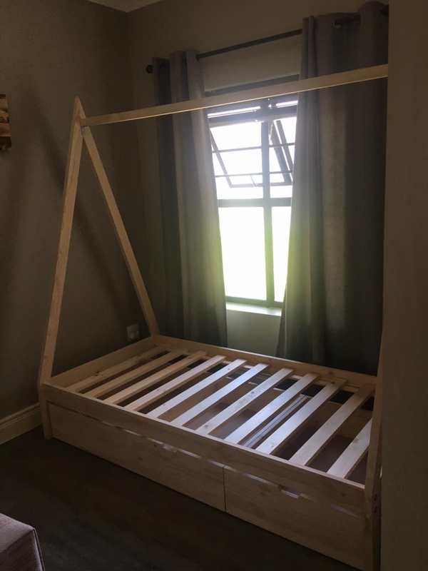 A- frame house bed with under storage - new