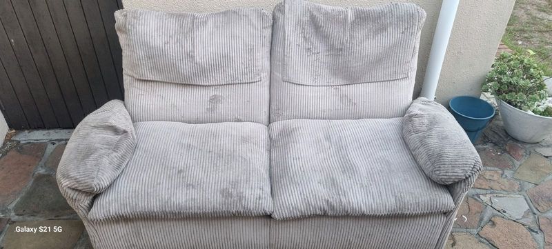 Corduroy 2 seater couch