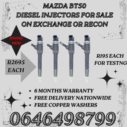 Mazda BT50 diesel injectors for sale &#34;NEW SETS AVAILABLE&#34;