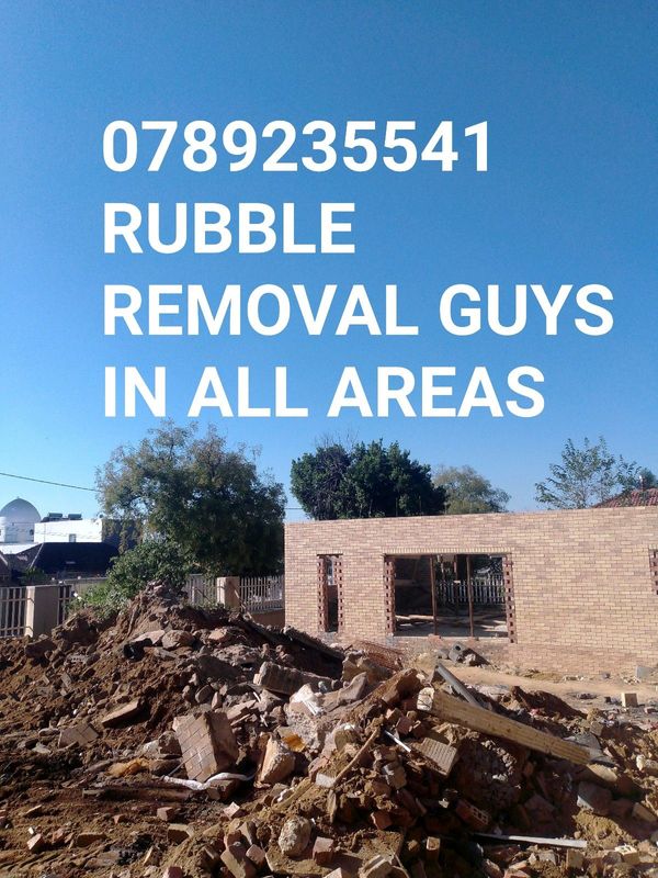 WE TAKE AWAY ALL BUILDING RUBBLE
