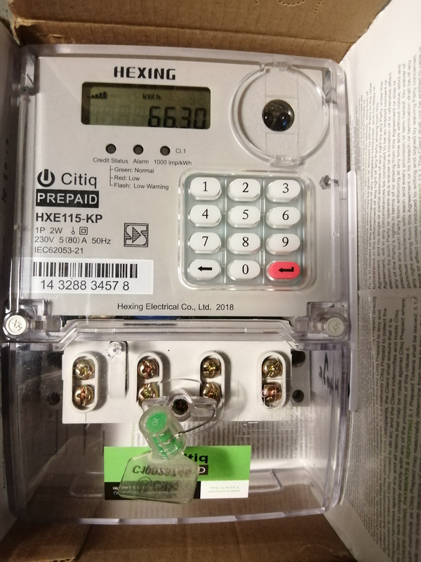 2 Prepaid Meter HEXIN