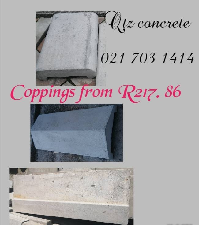 We have all different Coppings from R217.60