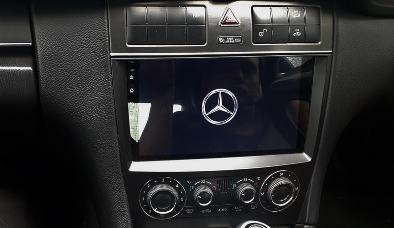 MERCEDES BENZ C-CLASS (W203) 9 INCH ANDROID MEDIA/NAVIGATION/BLUETOOTH UNIT