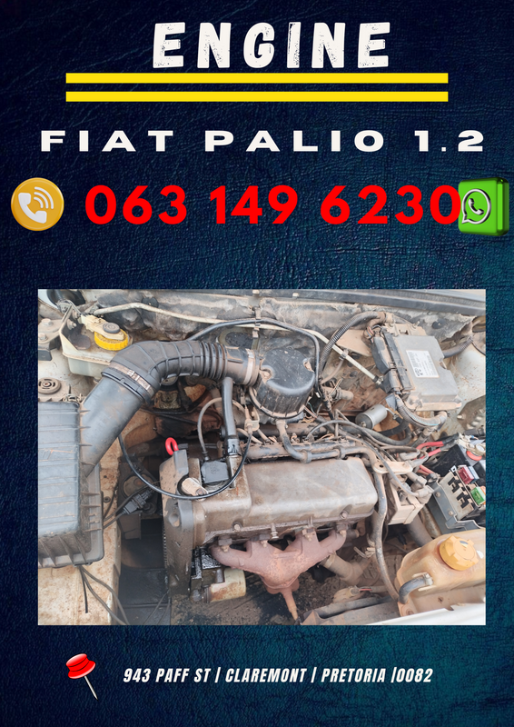 Fiat palio 1.2 engine R10000 Call or WhatsApp me 063 149 6230
