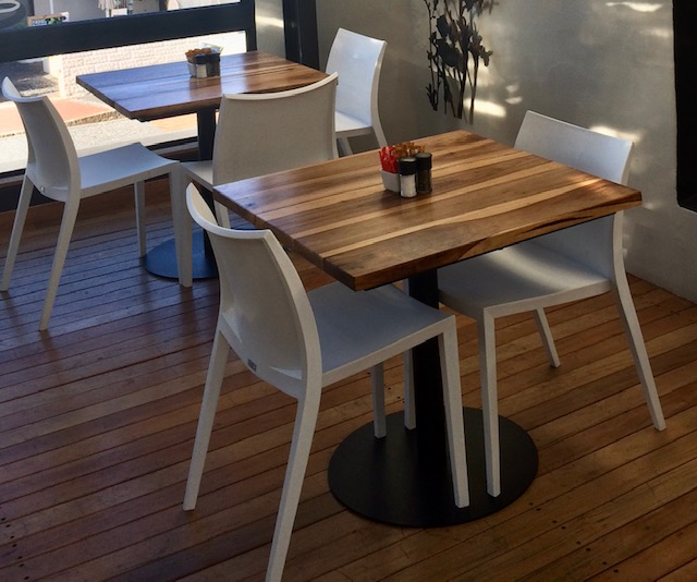 Coffee shop tables and chairs