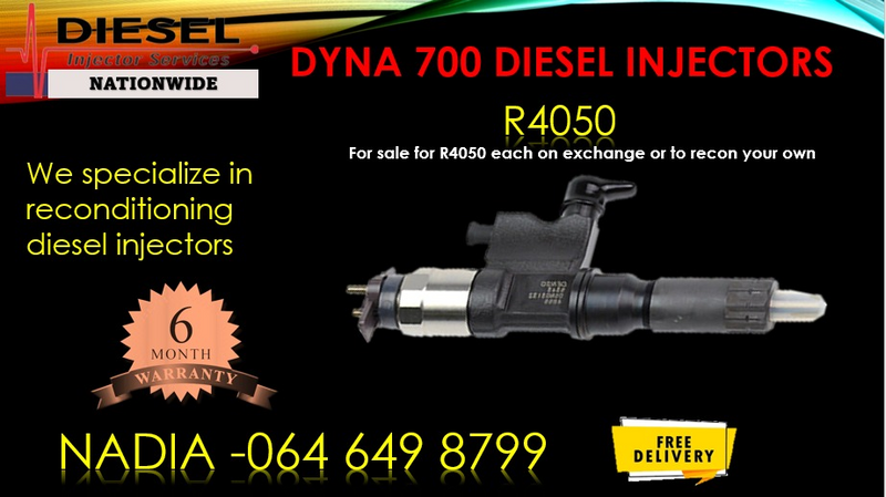 Dyna 700 diesel injectors for sale.