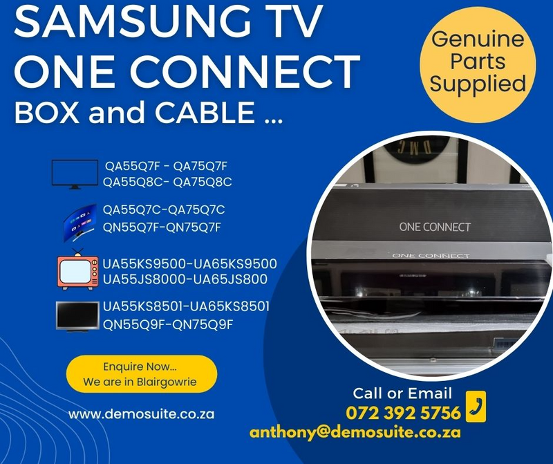 SAMSUNG ONE CONNECT BOXES &amp; CABLES **SELECTED MODELS ONLY**