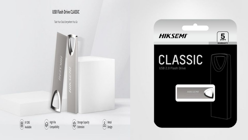 Hiksemi Classic 32GB USB 2.0 Flash Drive HS-USB-M200-32GB (5 years Warranty)