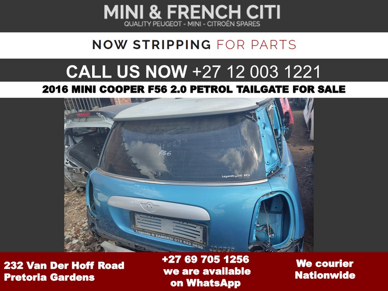 Mini Cooper F56 2.0 tailgate boot lid for sale used