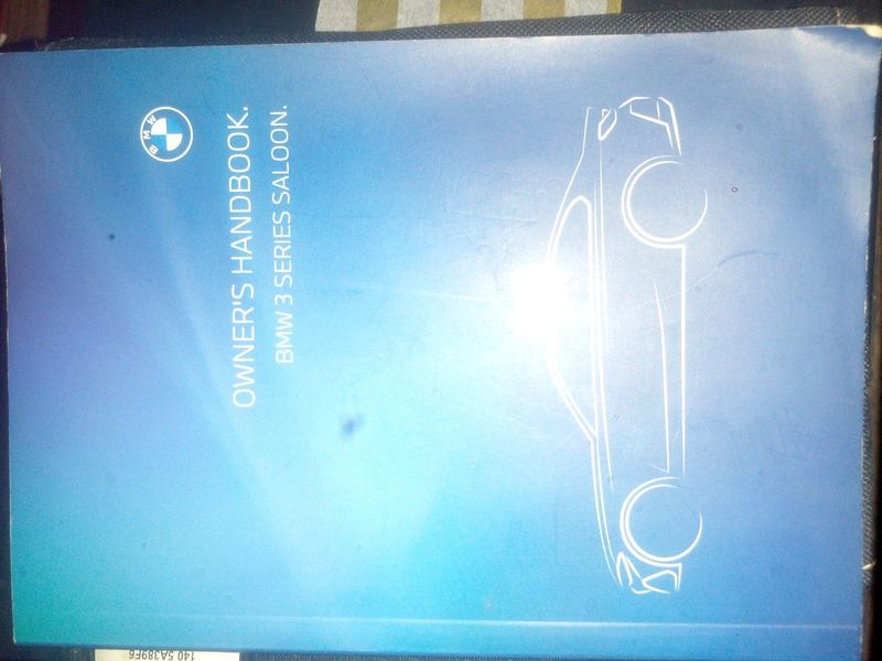 BMW 3series saloon owners manual