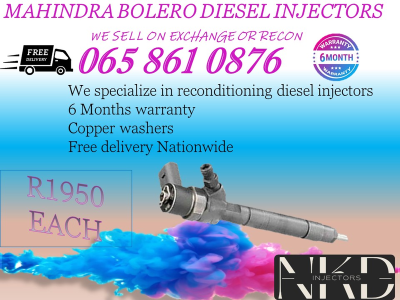 Mahindra Bolero diesel injectors for sale on exchange or to recon