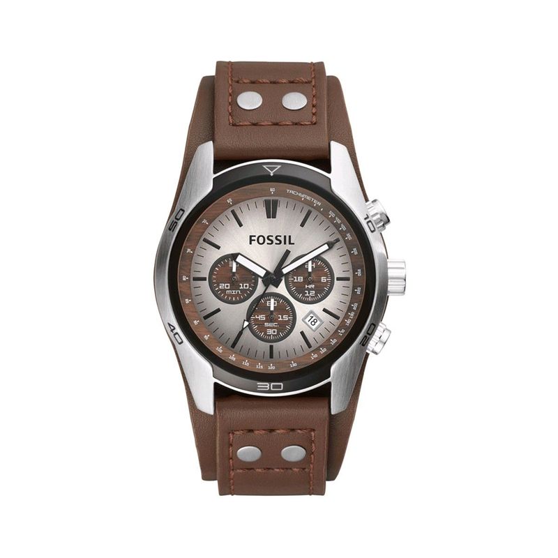 Fossil Leather Watch - Coachman CH2565