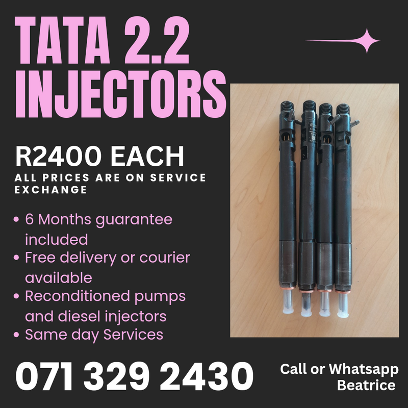 TATA XENON 2.2 INJECTORS FOR SALE WITH WARRANTY