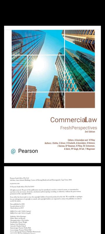 Commercial Law Fresh Perspectives 3rd edition