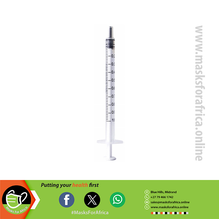 1ml Luer Slip Syringes - 100 pc/box
