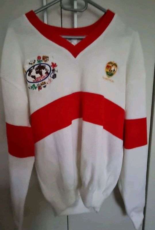 Transvaal Rugby World cup 1995 Large size jersey for sale