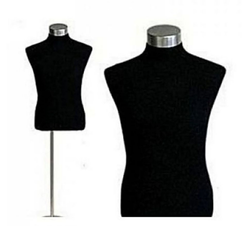 HALF BODY MALE MANNEQUIN WITH STAND