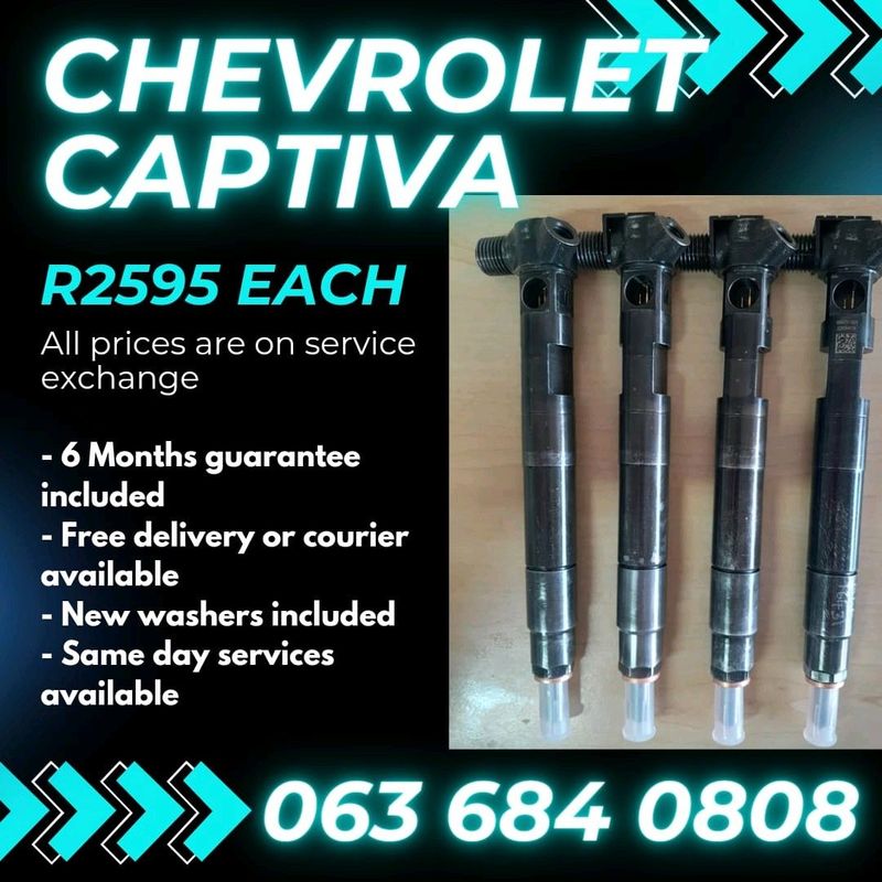 CHEVROLET CAPTIVA DIESEL INJECTORS FOR SALE WITH WARRANTY ON