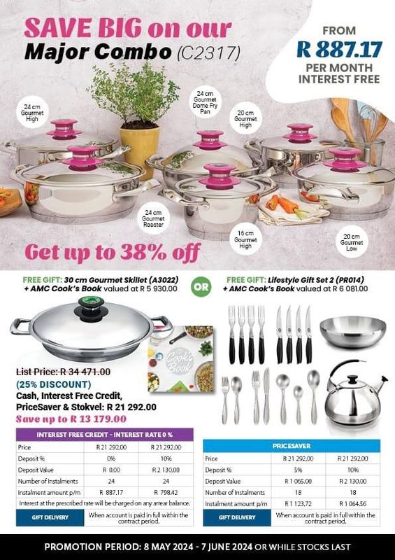 AMC cookware( pots and much more)