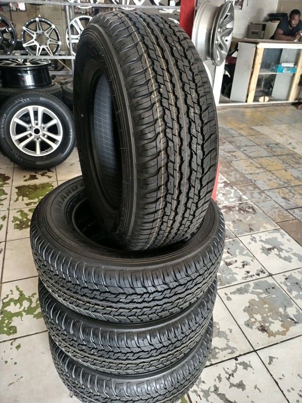 265 65 r17 DUNLOP GRAND TREK Tyres a set of four on sale