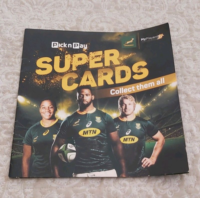 Rugby  super cards and album