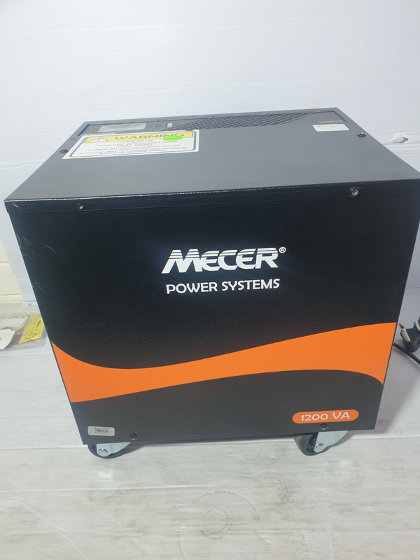 Mecer 12V Inverter (1200VA/720W) Includes 1x 100AH 12V Deep Cycle Battery