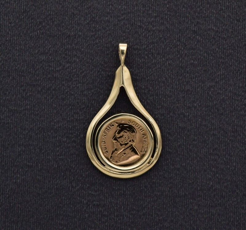 Kruger coin in pendant
