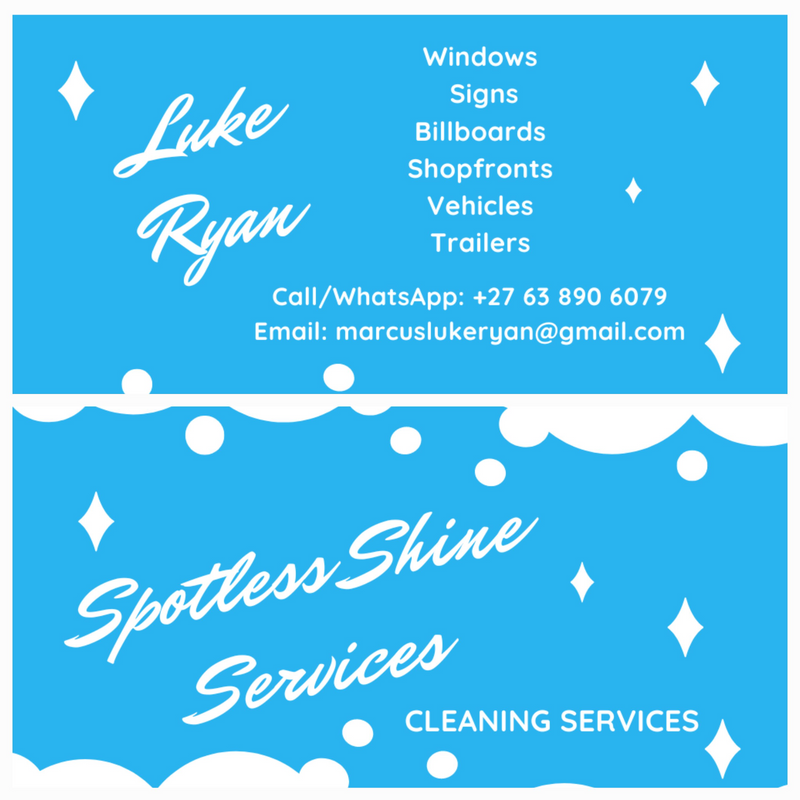 Spotless Shine Services, cleaning services.