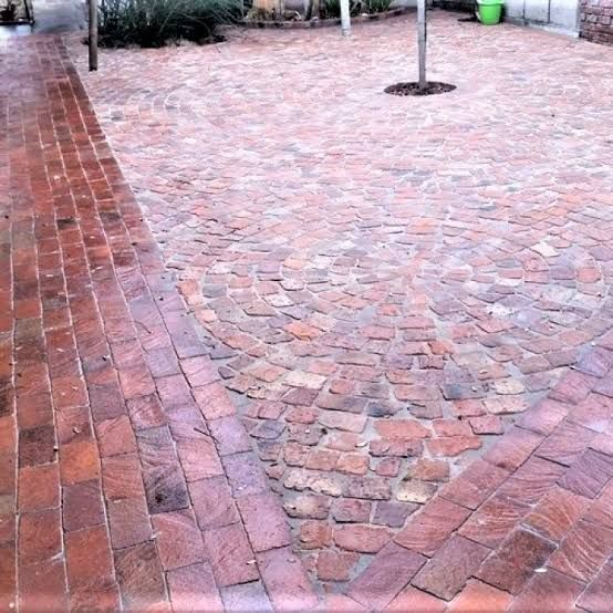 Half Brick Paving Supply And lnstallation .