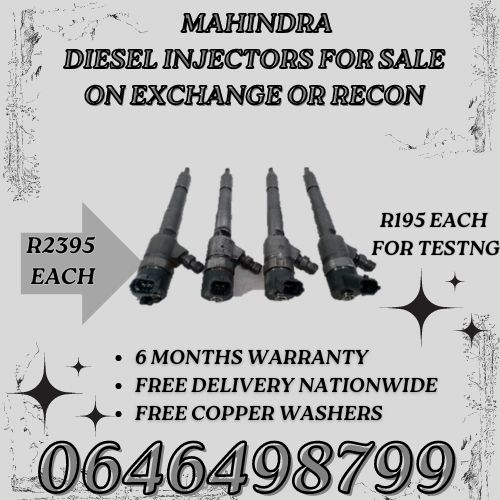 Mahindra Diesel injectors for sale on exchange 6 months warranty