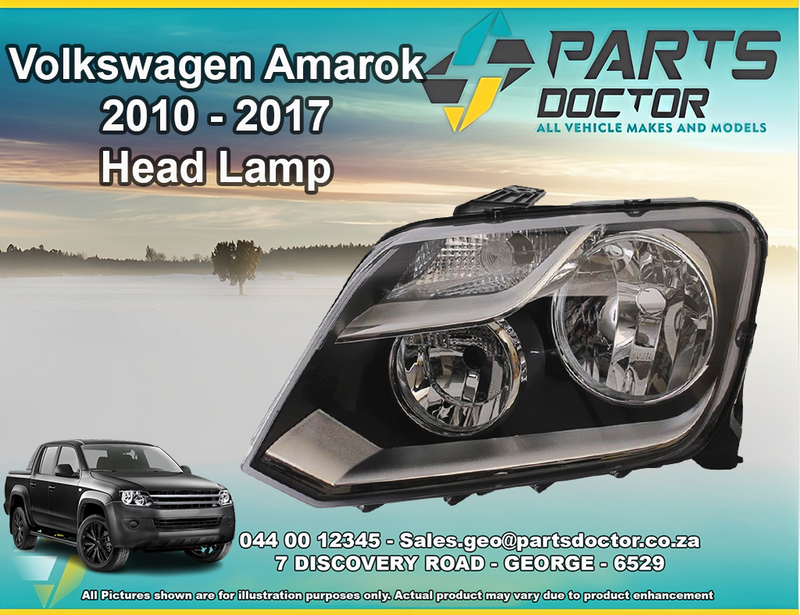 VOLKSWAGEN AMAROK 2010 - 2017 HEAD LAMP