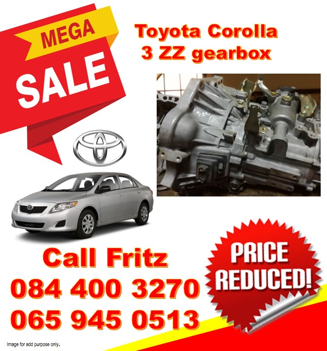 Corolla 3ZZ manual gearbox (R5800) and automatic gearbox (R18800).