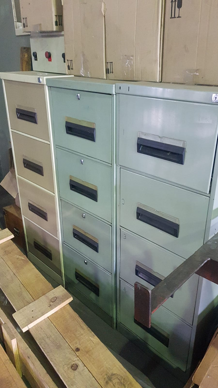 4-Drawer Filing Cabinets (x3)
