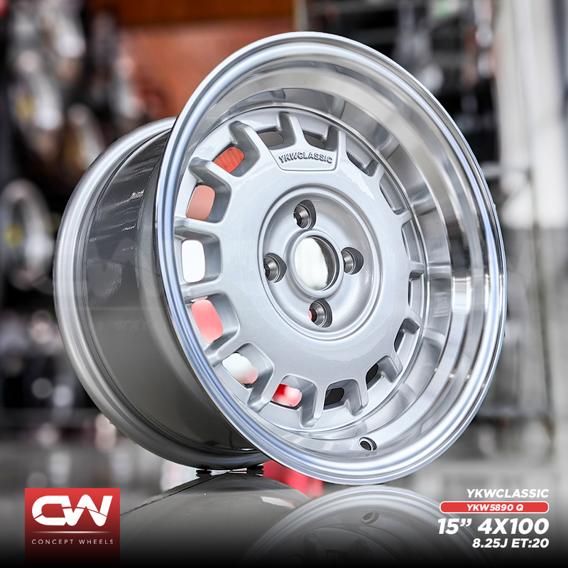CONCEPT WHEELS VW CLI WITH LIP DESIGN 15 INCH RIMS NOW IN STOCK FOR VW POLO PLAYA, GOLF 1 , 2 AND 3