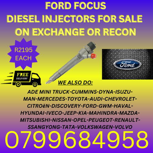 FORD FOCUS DIESEL INJECTORS/ FREE COPPER WASHERS