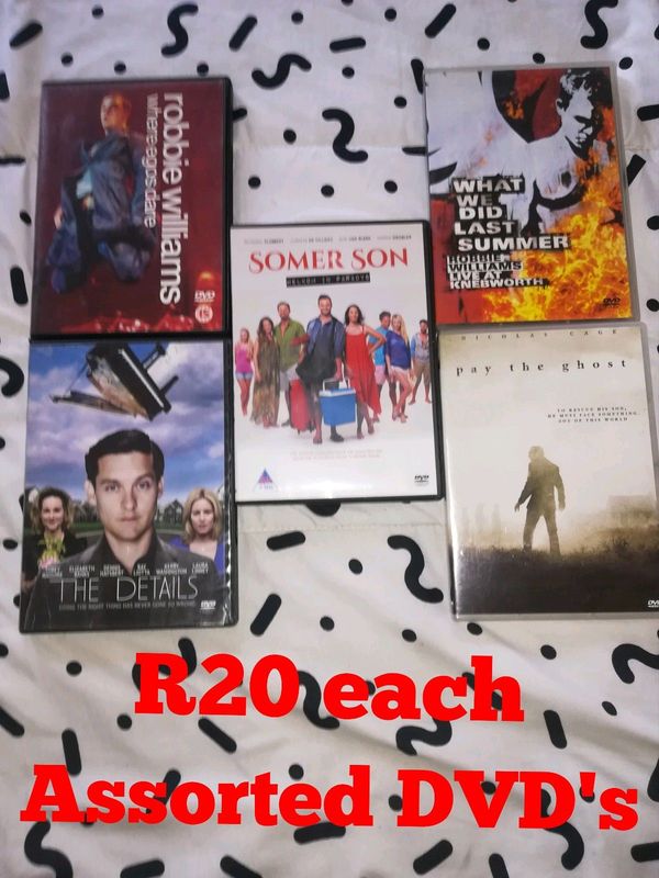 DVD&#39;s for sale