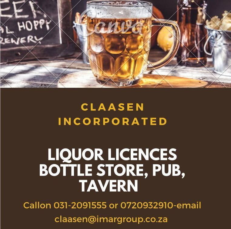 Bottle store pub license