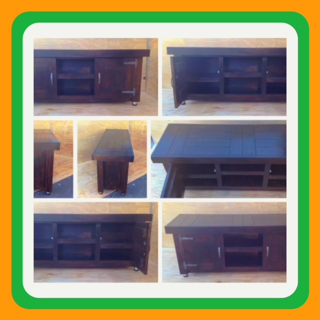 TV   display unit Farmhouse series 1600 Version 1 - Stained