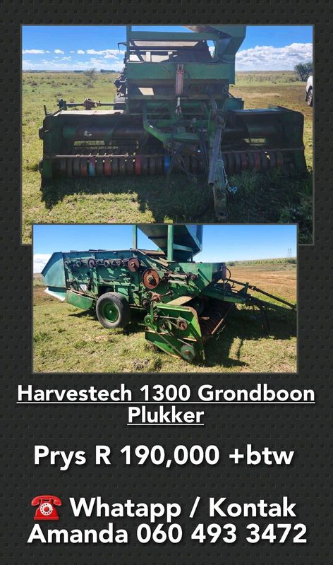 Harvestech 1300 Grondbone Plukker