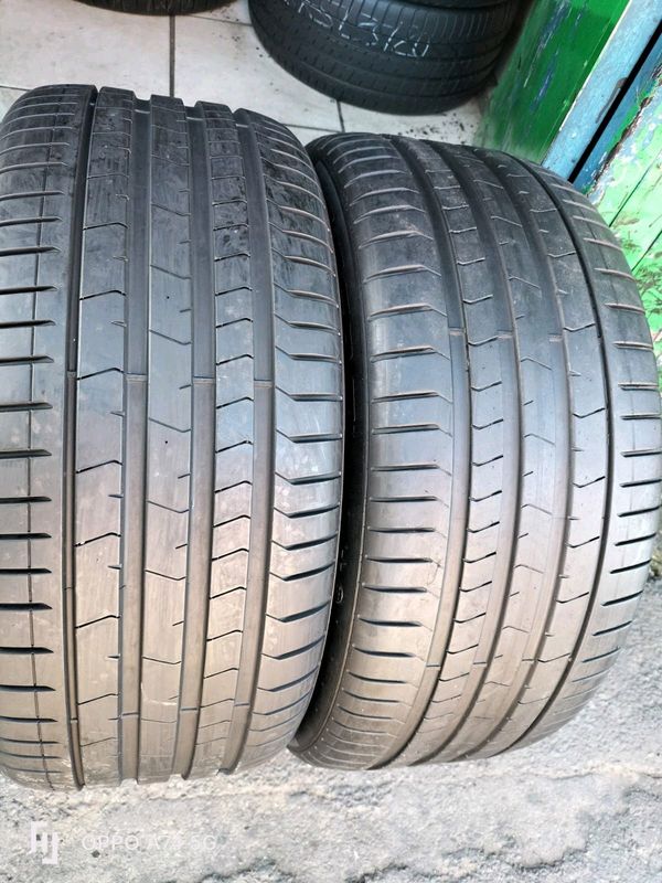 2x 275/40/21 pirelli pzero Runflat, 90%thread no repairs