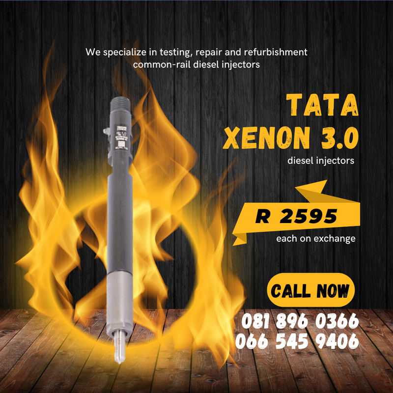 TATA XENON 3.0 DIESLE INJECTORS FOR SALE ON EXCHANGE